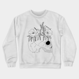 Flower Skull Crewneck Sweatshirt